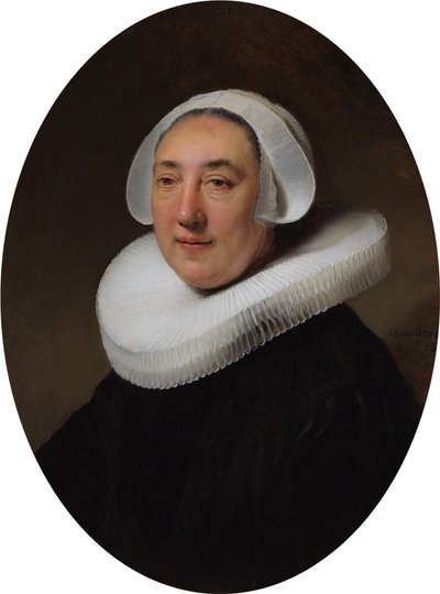 Portrait of Haesje Jacobsdr. van Cleyburg by Rembrandt van Rijn